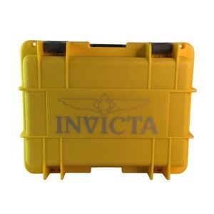 Invicta 8 Slot Yellow Hard Watch Case Protective Storage Carrier